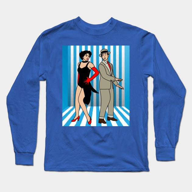 Couple Dancing Romantic Dance Long Sleeve T-Shirt by flofin